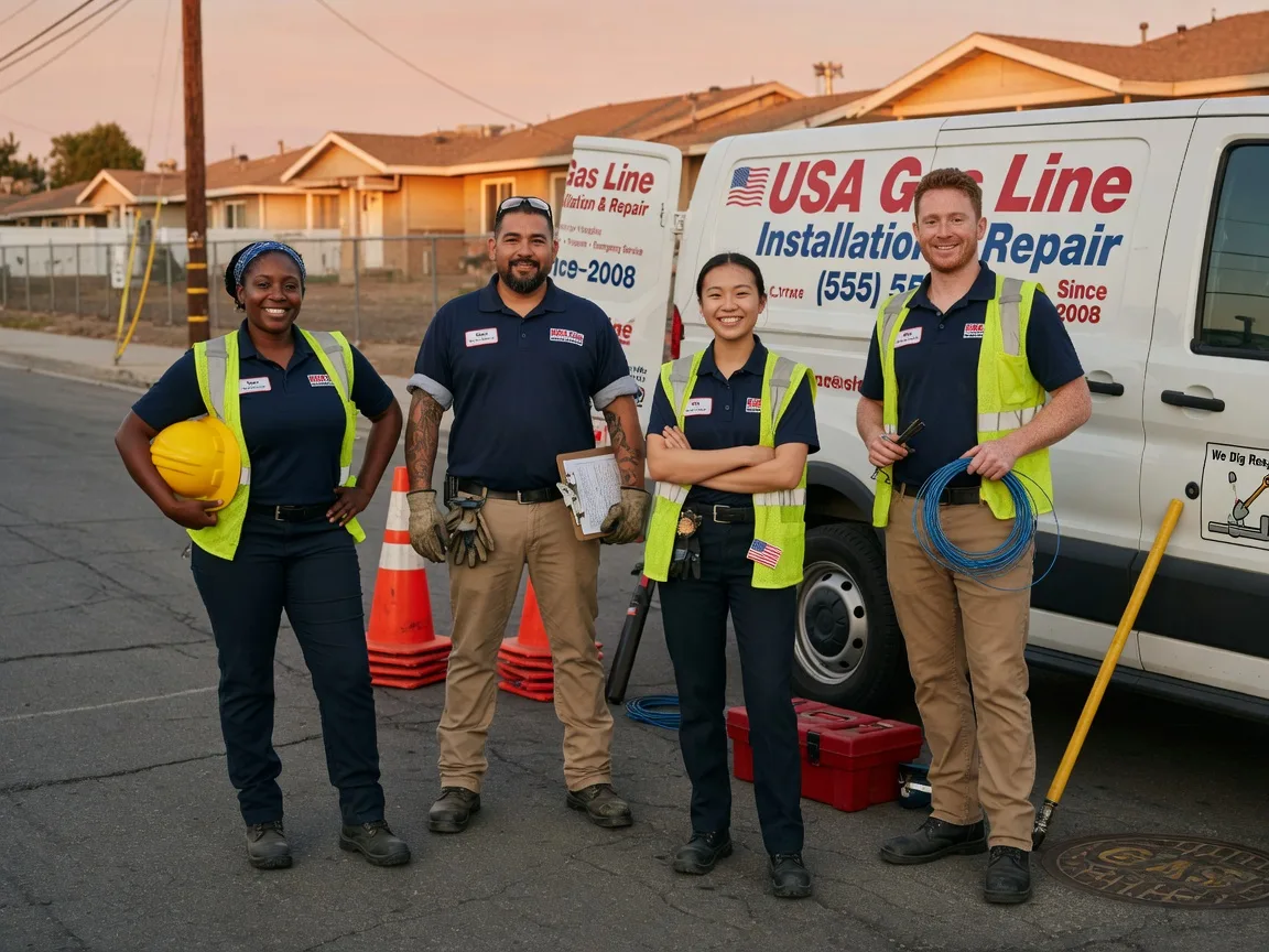 Gas Line Installation company in Eldena, IL